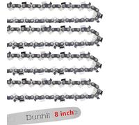 Dunhil Paquete de 4 cadenas de motosierra de 8 pulgadas 3/8 043 34dl R34 para Homelite UT-43160/30254EG, para sierra de poste Ryobi RY43160