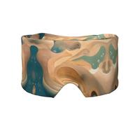 Dunhuang Mystery - Máscaras para dormir con estampado misterioso para ojos y oídos (26.8 x 4.3 pulgadas), adecuadas para viajes, yoga, descanso profundo en interiores y exteriores