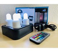 Duni Conjunto de 4 Leds Multicolores 70x40 mm 1 Pieza Inicio y Cocina