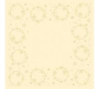 Duni Dunicel Entretecho 84 x 84cm Estrella Brillo Crema 20 Unidad