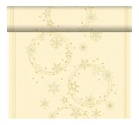 Duni Dunicel Tete a Tete Camino de Mesa Estrella Brillo Crema 40cm X 24m