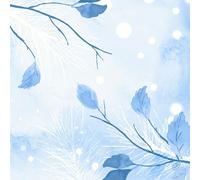 Duni Dunisoft Servilletas Frosted Invierno 40x40cm 60 Unidades