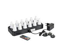 Duni LED Set Recargable Multicolor Luz 12er Set 70 x 40mm