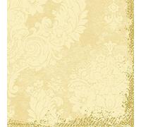 Duni servilletas clásica (4 Pliegue 1/4 40 x 40 cm Royal Cream, 50 unidades)
