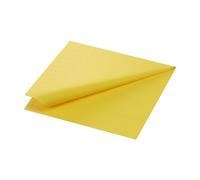 Duni Servilletas de 3 capas, color amarillo, 33 x 33 cm, 250 unidades