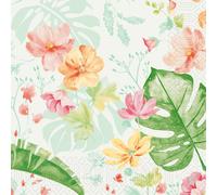 Duni Servilletas Tropical Garden 40x40 CM 3lagig 250 Unidad