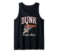 Dunk On Your Brain Mushroom Basketball Camiseta sin Mangas