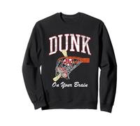 Dunk On Your Brain Mushroom Basketball Sudadera
