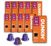 Dunkin' Donuts Bold Roast - 100 cápsulas de café compatibles con Nespresso - 100% Arabica - Tostado oscuro, potente y con cuerpo - Espresso clásico para el hogar
