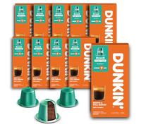 Dunkin' Donuts Brazil Single Origin - 100 Cápsulas de Café Compatibles con Nespresso - 100% Arabica - Tostado suave de carácter brasileño - Café aromático, cuerpo y único