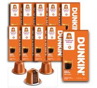 Dunkin' Donuts Original Blend - 100 Cápsulas de Café Compatibles con Nespresso - 100% Arabica - Asado mediano, cuerpo y equilibrado - El clásico diario