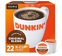 Dunkin' Original Blend - Café tostado medio, 22 cápsulas Keurig K-Cup