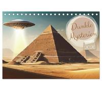 Dunkle Mysterien (Tischkalender 2026 DIN A5 quer), CALVENDO Monatskalender: Entdecken Sie die verborgenen Geheimnisse und düsteren Mysterien unserer Welt.