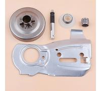 DUNLAP 325 "7T Tambor de Embrague Bomba de Aceite Placa de pistón Engranaje de Tornillo sin Fin Kit Apto for Husqvarna 340 345 350 Piezas de Repuesto de Motosierra 503875701 578097901