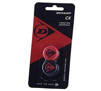 Dunlop 10288358 Anti-Vibrador de Tenis, Flying D, Rojo/Negro, 2 Unidades