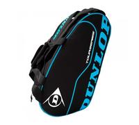 Dunlop 10316682 DAC PDL Dunlop Tour Intro Paletero, Tamaño mediano con 2 compartimentos, Material 100% Poliéster, Negro y Azul