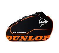 Dunlop 10316686 DAC PDL Dunlop Tour Intro Paletero, Tamaño mediano con 2 compartimentos, Material 100% Poliéster, Negro y Naranjo