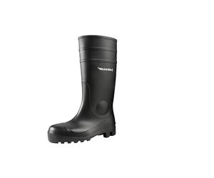 Dunlop 142PP PROTOM. S5 ZWART 38 - Botas de goma sin forro, unisex, negro, 42 EU