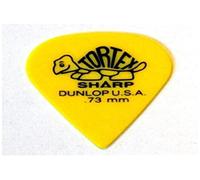 Dunlop 412 Púas TORTEX SHARP Big Pack amarillas 0.73 mm