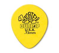 JIM DUNLOP Púas Tortex Teardrop, Saco de 72, Amarillo, 0,73 mm