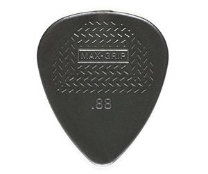 Dunlop 449 Max Grip - Juego de púas estándar (0,88 mm, nailon, 72 unidades), color gris oscuro