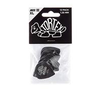 Dunlop 498 TORTEX JAZZ III XL Púas (12-Pack) 1.35 mm negro