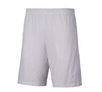 DUNLOP Pantalones Cortos de Tenis para Hombre, Blanco, L