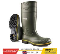 Dunlop Acifort Resistente Verde Práctico & Duradero Trabajo Botas Para Granja