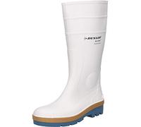 Dunlop Acifort Tricolour Wellington Boot - Botas de agua unisex antiestáticas e impermeables con suela antideslizante para uso industrial, multicolor, UE 42, White, 42 1/3 EU