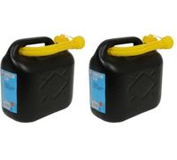 Dunlop Automotive All Ride 871125229959 Garrafa Negra con Flexible para Grifo, 5L, 300Gr (Paquete de 2)