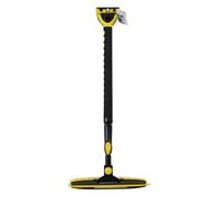 Dunlop Batidor telescópico con rascador de Hielo para Coche, Cepillo de Nieve Extensible 85-146 cm, Cepillo de Nieve Giratorio para Coche, 36 cm, Negro y Amarillo