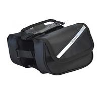 Dunlop, Bolsa para Cuadro de Bicicleta con Soporte Integrado para Smartphone