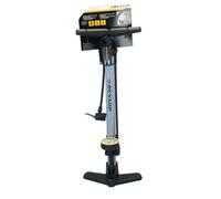 Dunlop Bomba Bicicleta con Manómetro - Inflador Ruedas Coche y Bicileta - Hinchador Bicicleta para válvulas Dunlop, Schrader y Francesas - Bomba de Aire con Adaptadores Juguetes Acuáticos y Balones