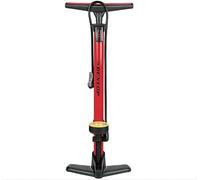 Dunlop Bomba Bicicleta con Manómetro - Inflador Ruedas Coche y Bicileta - Hinchador Bicicleta para válvulas Dunlop, Schrader y Francesas - Bomba de Aire con Adaptadores Juguetes Acuáticos y Balones