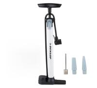Dunlop Bomba Digital para Bicicleta con manómetro Digital para válvula Schrader Presta Dunlop 120PSI 8,3 Bar con Adaptador y Aguja de Bola