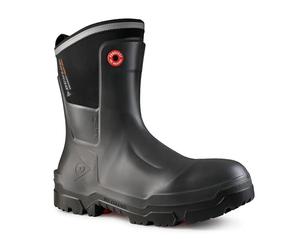 DUNLOP botas de goma Snugboot Heavy Duty hombre mujer impermeables ligeras y duraderas con puntera de seguridad composite antracita 37-48 EU