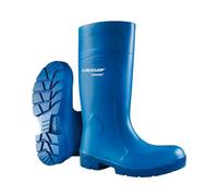 Dunlop - Botas Purofort de PU para hombre - Azul - 100% Impermeable - Talla 46