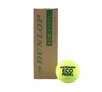Eco Padel Bote De 3 Pelotas , color:amarillo , talla:nosize Dunlop