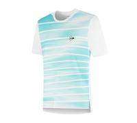 DUNLOP Camiseta Game 2 de para Hombre, Color Blanco/Aqua Sky, XXL