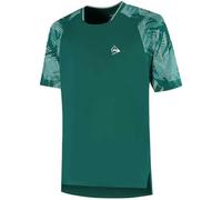 DUNLOP Camiseta Game 3 de para Hombre, Color Verde aventurina/Blanco/Aqua Sky, XL