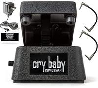 Dunlop CBM535AR Cry Baby Q Mini paquete de pedal Wah de retorno automático con fuente de alimentación Dunlop ECB003 y cables de conexión