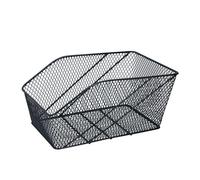 Dunlop - Cesta para Bicicleta (13 litros, Incluye Soporte para neumáticos, fijación sin Herramientas, Metal, Color Negro)