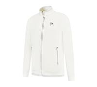 DUNLOP Chaqueta De Tenis De Punto Club Para Hombre, Blanco, XS