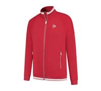 DUNLOP Chaqueta De Tenis De Punto Club Para Hombre, Rojo, XS