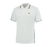 Dunlop Club Polo, Polo Deportivo de Tenis para Hombre, Blanco/Negro