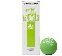Dunlop Comp Mini Squash Equipo de Squash Bolas Bola, Verde/Blanco, Talla Ãšnica