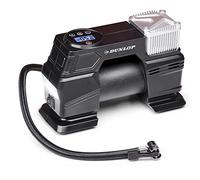 Dunlop - Compresor de Aire Digital (150 PSI/10 Bar, Incluye 3 Accesorios), Pantalla LED Digital, Color Negro