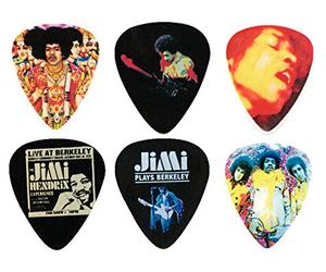 Dunlop DL P 1000 JH PT24 - Set de 24 cajas 12 plumillas de guitara, diseño Jimi Hendrix