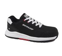 Dunlop Zapato de Seguridad S3 Storm Black Piel Nobuk, Puntera Fibra de Vidrio - DL0201067