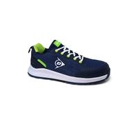 Dunlop Zapato de Seguridad S1P T-MAX Navy Piel Nobuk y Mesh, Puntera Fibra de Vidrio - DL0204002